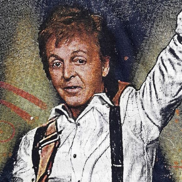 Unisex Paul McCartney  Hanes Made Summer Tour 2009 Tee Shirt...Size M....Never W - Picture 3 of 5